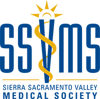The company logo of SSVMS: The Sierra Sacramento Valley Medical Society